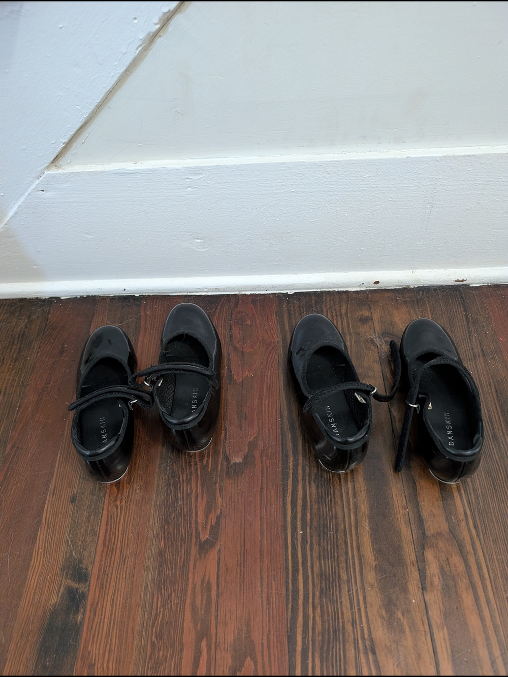 Danskin Black Girls' Mary Jane Tap Shoes